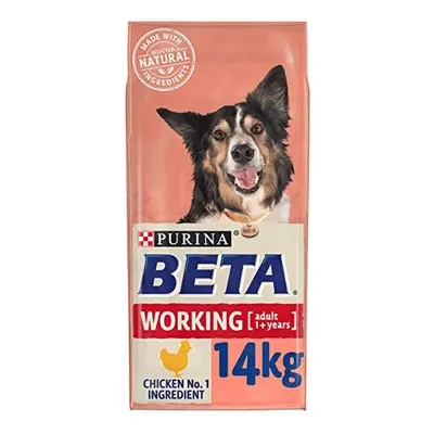 BETA Dry Dog Food Working Dog Chicken 14kg, transparent