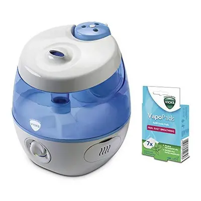 Sweet Dreams Cool Mist Humidifier with Image Projector and Rosemary Lavender Vapo Pads Refill Bu