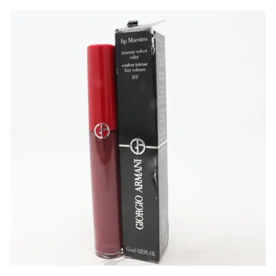 (207 Acajou) Giorgio Armani Lip Maestro 0.22oz/6.5ml New In Box