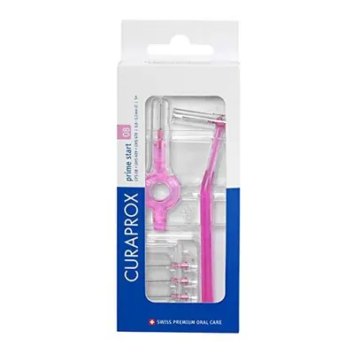 Curaprox Interdental Brush Set CPS Prime Start Starter Set with Brushes, Different Holders, 3.2 