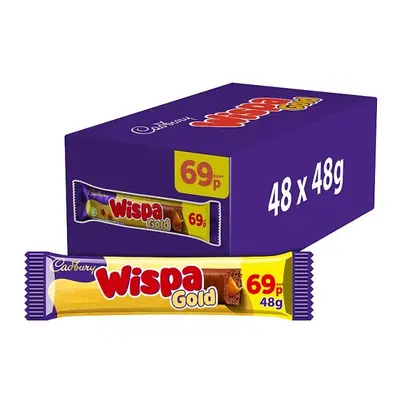 Cadbury Wispa Gold 48g (Case of 48, x 48g)