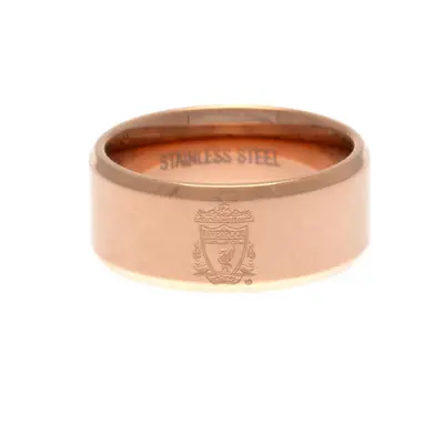 (M, Rose Gold) Liverpool FC Rose Gold Plated Ring