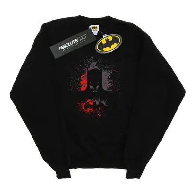 (L, Black) DC Comics Mens Batman Splash Sweatshirt