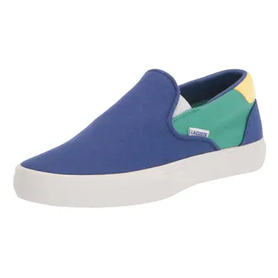 Lacoste Kids Jump Serve Slip on Sneaker Blu/Grn US Unisex Toddler