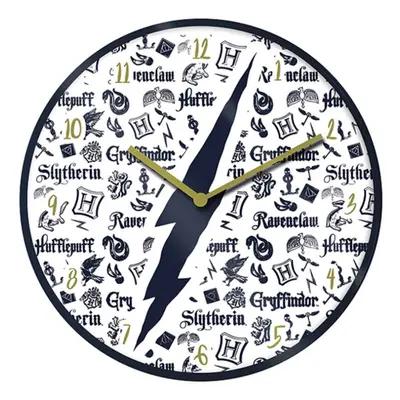 Harry Potter Hogwarts Infographic Wall Clock