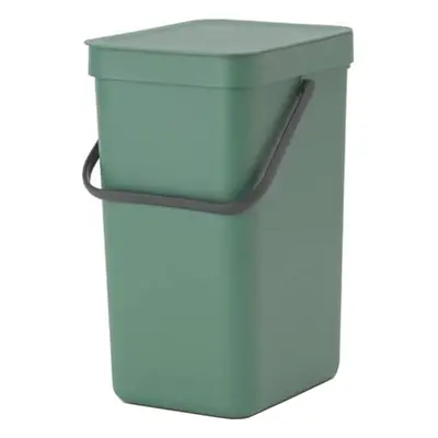 Sort and Go Kitchen Recycling Bin 12L, Stackable Waste Organiser with Handle and Removable Lid, 