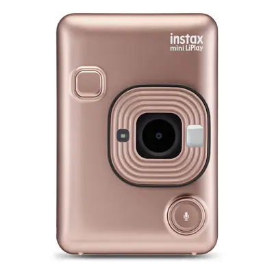 Fujifilm Instax Mini LiPlay Hybrid Instant Camera - Blush Gold