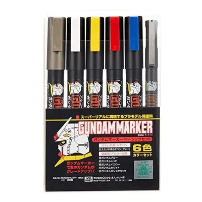 Gundam Marker GMS-105 Basic Set (6 Colours)