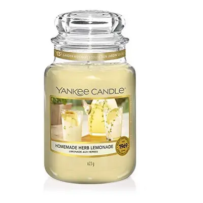 Yankee Candle Large Jar Candle | Homemade Herb Lemonade Scented Candle | Up to Hours Burn Time |