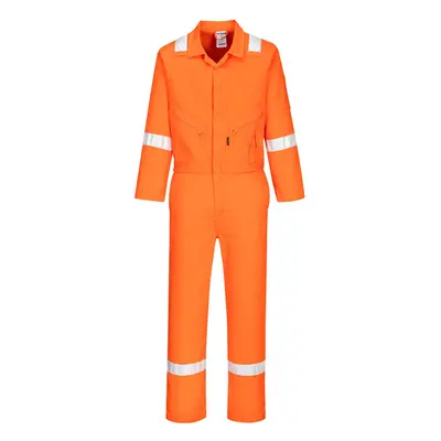 (6XL, Orange) Portwest Mens Iona Cotton Wear to Work Overalls