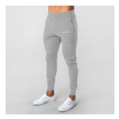 Style Mens ALPHALETE Jogger Sweatpants Man Gyms Workout Fitness Cotton Trousers Male Casual Skin