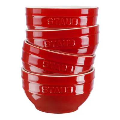 Staub Ceramique Bowl set 0.4 Round Ceramic Red pc(s)