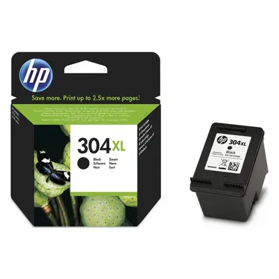 HP 304XL Black Ink Cartridge, Black