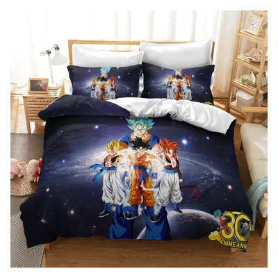 (Style 03, Single(135X200CM/2PCS)) Dragon Ball Bedding Single Double Duvet Cover UK