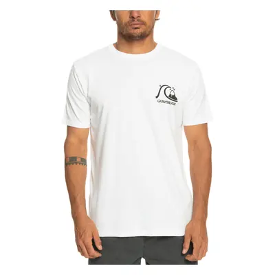 (2XL, Bright White) Quiksilver Mens The Original Short Sleeve Crew Neck Cotton T-Shirt Top Tee