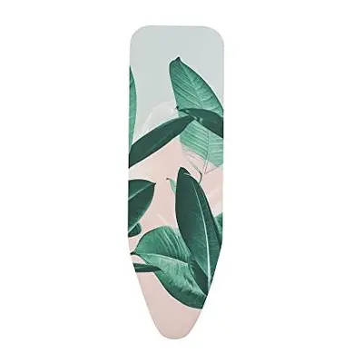 118869 Ironing Board Cover B, x 38cm, Complete Set, Cotton, Tropical Leaves