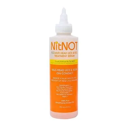 NitNOT 100% Guaranteed Extra Strong Best Head Lice Treatment Shampoo 200ml Suitable for Kids & A