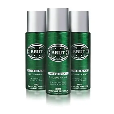 BRUT Original Body Spray Deodorant Bundle x 200ml