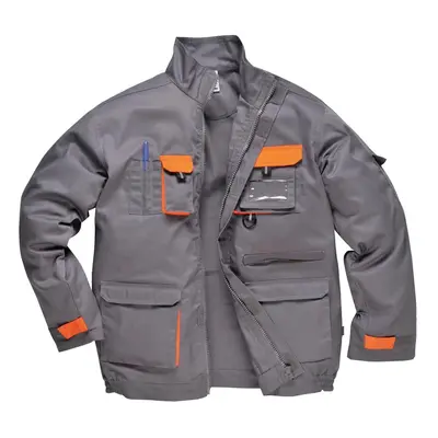 (M, Grey) Portwest Mens Texo Contrast Jacket