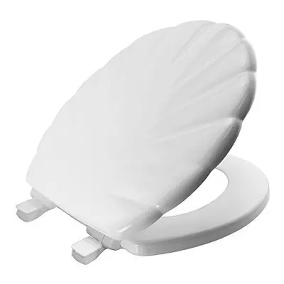 Bemis Shell STAY TIGHT Slow Close Moulded Wood Take Off Toilet Seat - White