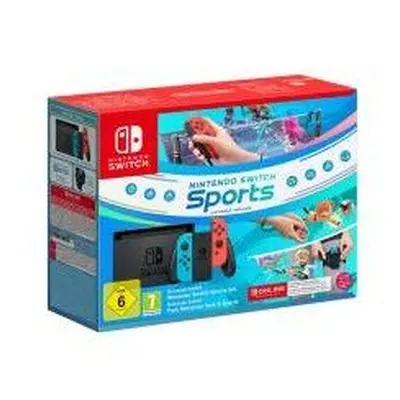 Switch Console 1.1 Neon Red/Neon Red +Switch Sport +Band +3 Months