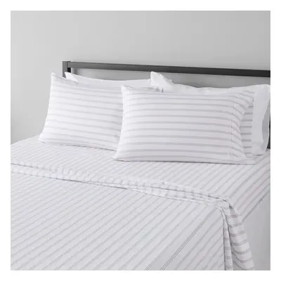 Amazon Basics Lightweight Super Soft Easy Care Microfiber Piece Bed Sheet Set with 14"" Deep Poc