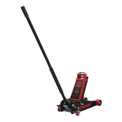 Sealey Premier Low Profile Trolley Jack with Rocket Lift Tonne - Red 4040AR