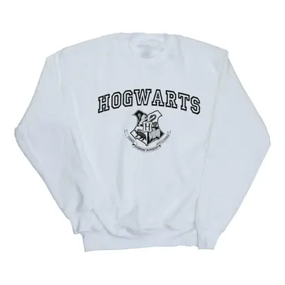 (XXL, White) Harry Potter Mens Hogwarts Crest Sweatshirt