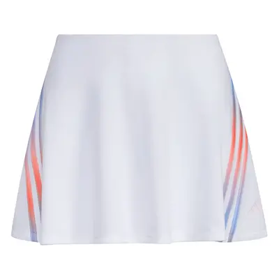 adidas Girls' Little Sport Skort White with Multicolor