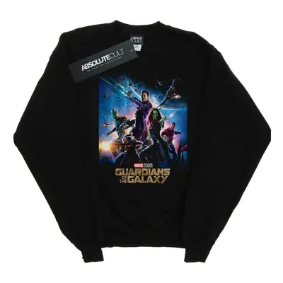 (L, Black) Marvel Studios Mens Guardians Of The Galaxy Poster Sweatshirt