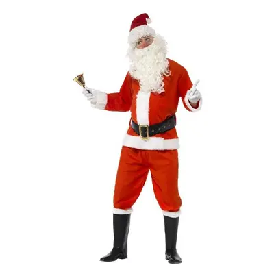 Adult's Santa Claus Costume - costume santa christmas deluxe fancy dress mens father outfit xmas