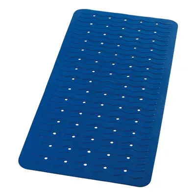 RIDDER Non-Slip Bath Mat Playa 80x38cm Neon-Blue Bathroom Suction Rug