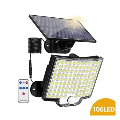 (106 LED-Control) Solar Light Outdoor Led Super Bright Motion Sensor Solar Strong Power Led Gard