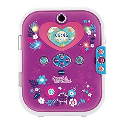 VTech Purple Secret Safe Diary Light Show, Interactive Girls Diary, Secret Diary for Girls , Age