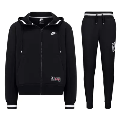 (Large) Nike Air Full Zip Tracksuit Set Black