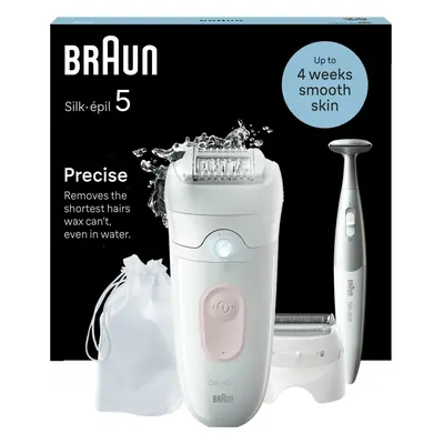 Braun Silk-Ã©pil Epilator - Cordless & Waterproof with Tweezers, 40-Minute Battery Life, Massage