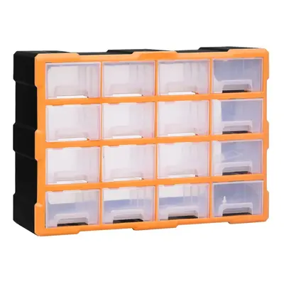 vidaXL Multi-drawer Organiser with Middle Drawers Storage Cabinet Tool Box