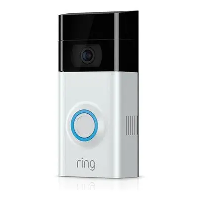 Ring Video Doorbell 2-1080p HD video, two-way talk, motion detection, wifi-connected, Satin Nick