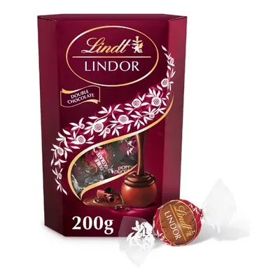 (Pack Of 4) Lindt Lindor Double Chocolate Truffles 200G