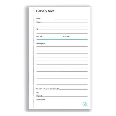 Duplicate Delivery Note Books - Sets - Pack of