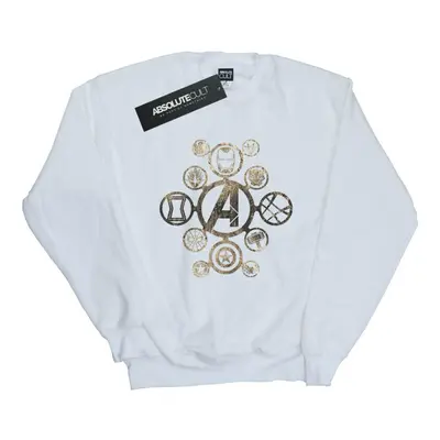 (M, White) Marvel Mens Avengers Infinity War Icons Sweatshirt