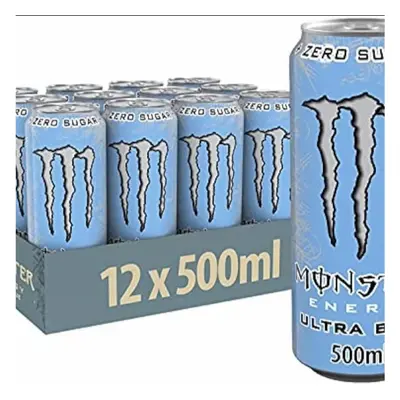 (Monster Ultra Blue Pack) Wholesale Drinks, Bulk Cases of Soft Drinks, Monster, Fanta, Coke, Pep