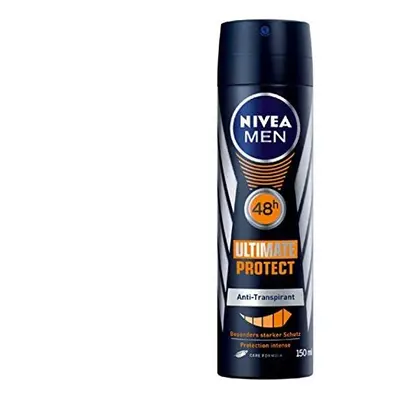 Nivea Men Ultimate Protect deodorant spray, antiperspirant protection, pack of x ml