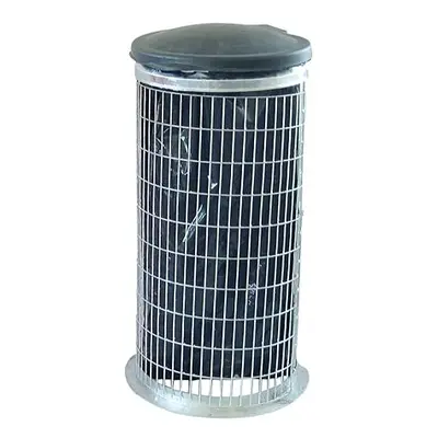 Wire Mesh Sackholder Full Guard Galvanised Outdoor Bin