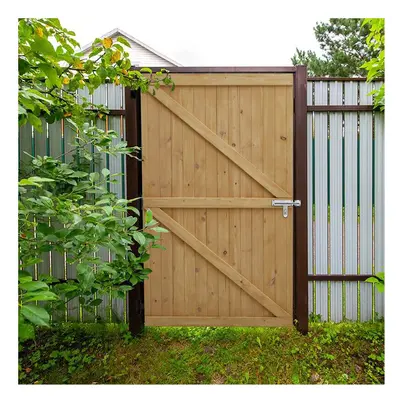 (91cm W x 152cm H) Pine Wood Garden Gate with Latch