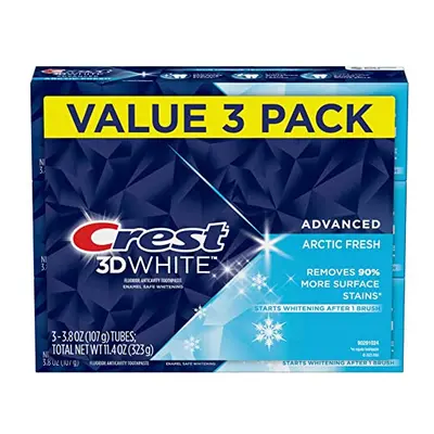 crest 3D White Arctic Fresh Teeth Whitening Toothpaste oz Pack of