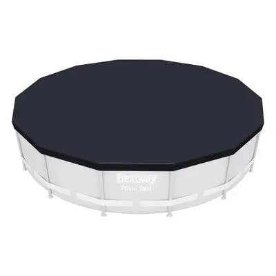 Bestway Pool Cover Above Ground Swimming Pool Cover for Round Pools Flowclear