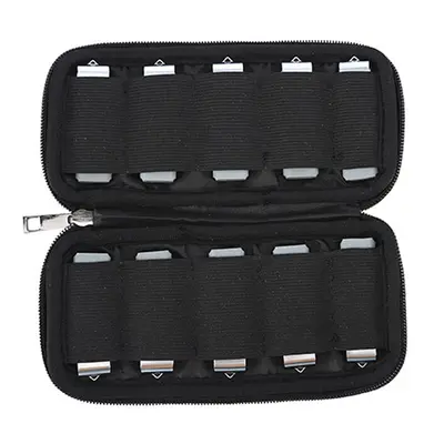 (L (10 Slots)) 6/10 Slots U Disk Storage Bag Organizer Case Storage Flash Drives Portable Access