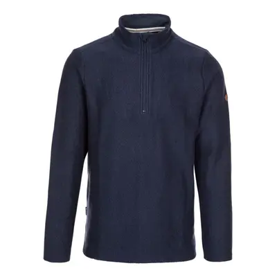 (S, Navy) Trespass Mens Taddingley Half Zip Sweatshirt