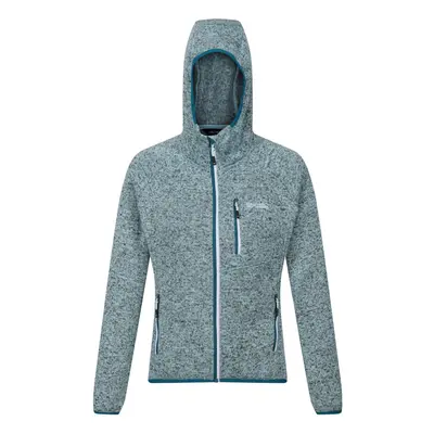 (16 UK, Sea Haze) Regatta Womens/Ladies Newhill Marl Hooded Fleece Jacket